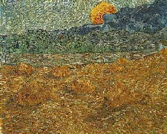 VanGogh-Evening Landscape with Rising Moon