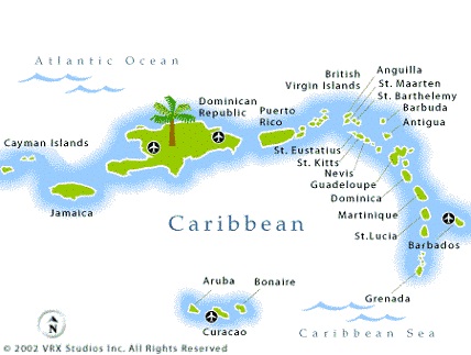 MapaCaraibas