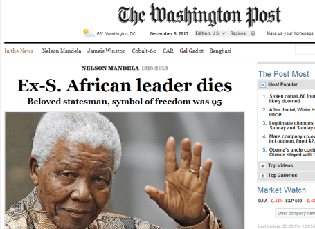 Mandela - Washington Post