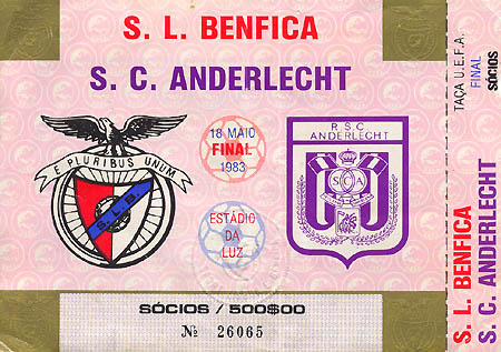 Benfica - Anderlecht - 1982-83